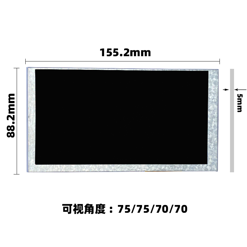 6.2寸液晶屏_瀚彩組裝屏_液晶屏定制